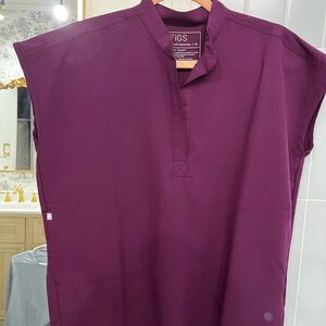 FIGS Limited Edition Deep Purple Top
